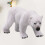 1 Miniatura De Urso Polar Plástico Para Decoração 4