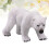 1 Miniatura De Urso Polar Plástico Para Decoração 7