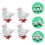 4Pcs De Pombos Com Corda Para Crianças E 9