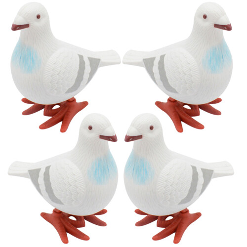 4Pcs De Pombos Com Corda Para Crianças E 1