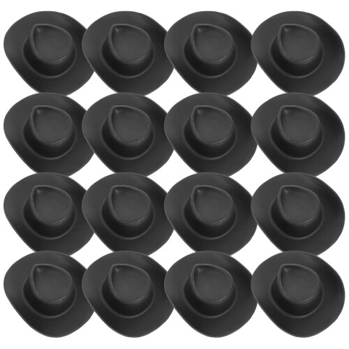 20 Unidades Mini Chapéus De Cowboy Acessórios De Bonecas
