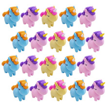36Pcs Borrachas De Unicórnio Mini Portáteis Para Crianças