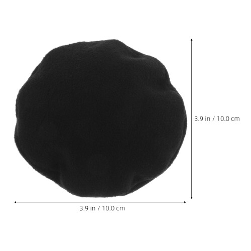 Miniature Beret Hat 10Cm Algodão Para Artesanato Acessórios 2