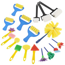 1 Set Kinder En Knutsel Spons Schilderen Diy