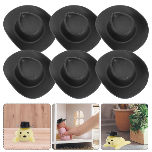 20 Unidades Mini Chapéus De Cowboy Acessórios De Bonecas 1