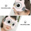 1 Máscara De Olhos Ajustável Respirável Para 11