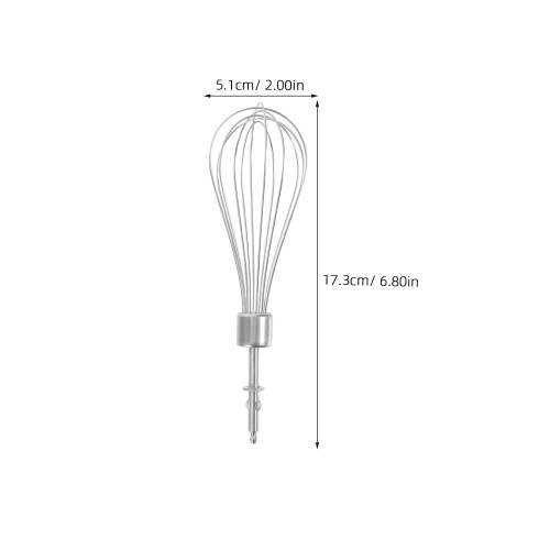2Pcs Cabeças De Aço Inoxidável Para Misturador 2