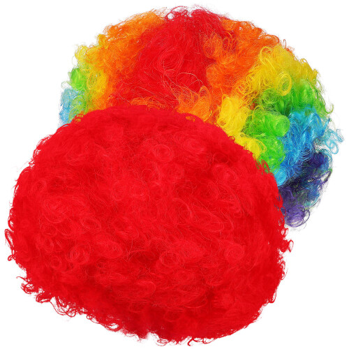 2 Unidades Perucas Afro Estilo Para Disco 1