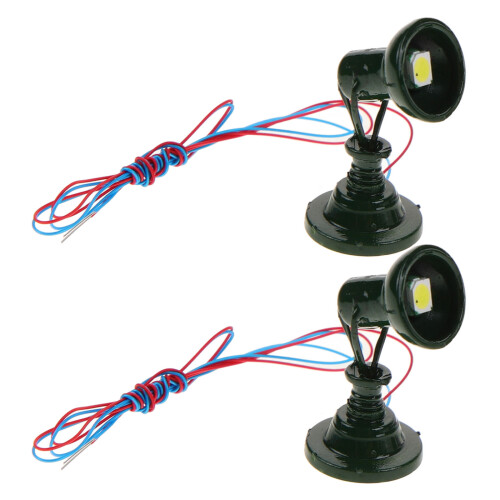 2Pcs Mini Lâmpada Sinalizadora Para E Decoração