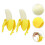 2Pcs De Banana Espremidos Para De Estresse 6