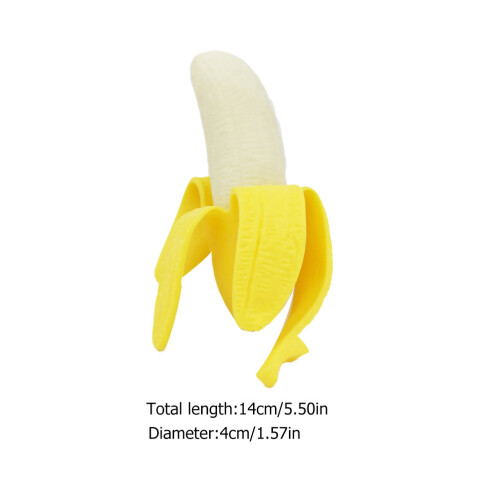 2Pcs De Banana Espremidos Para De Estresse 1