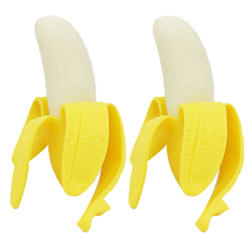 2Pcs De Banana Espremidos Para De Estresse 2