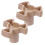 2Pcs Acoplador De Para Micro- Com Suporte Y E 10