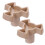2Pcs Acoplador De Para Micro- Com Suporte Y E 2