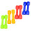 8 Unidades Halteres Plástico Coloridos Para Exercícios 1