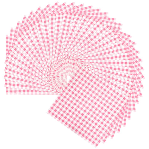100 Folhas Para Embalagem Sanduíches E Cestas