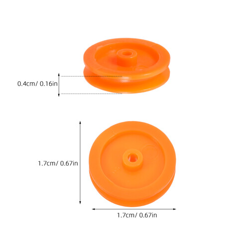 100Pcs Mini Engrenagem Plástico Para Robô 2