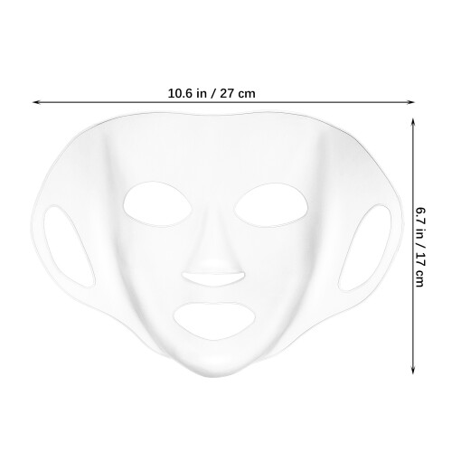 Silikonansiktsmasker För Kvinnor damer tjejer 2