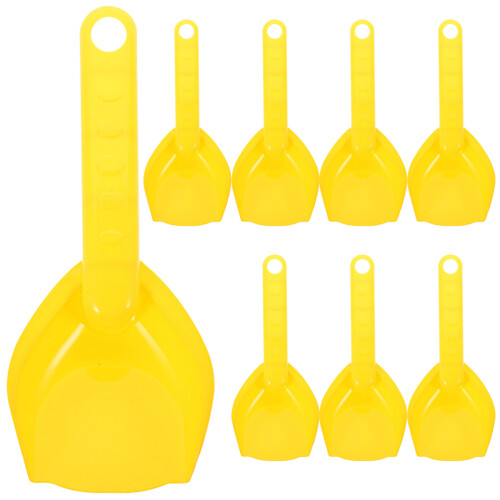 8Pcs Plastskopor Strand Sand Leksaker Gräv Spade 1