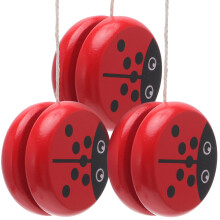 3Pcs Yoyo De Infantil Educativo Com Cordão