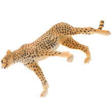 2St Simulation Leopard Figurin Plast Modell För Lek