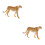 2St Simulation Leopard Figurin Plast Modell För Lek 6