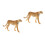 2St Simulation Leopard Figurin Plast Modell För Lek 5