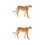 2St Simulation Leopard Figurin Plast Modell För Lek 3