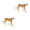 2St Simulation Leopard Figurin Plast Modell För Lek 7