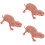 3Pcs Simulerad Mole Modell Leksak Figur 8