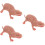 3Pcs Simulerad Mole Modell Leksak Figur 9