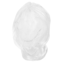 Wig De Velha Sra Santa Penteado Coque