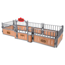Farm Fence Toy Häststängsel Modell DIY Scen Sandbordslayout Rekvisita