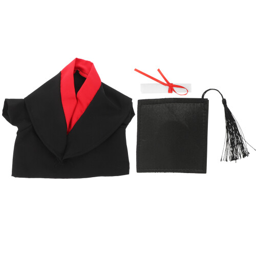 Conjunto De Roupas Para Urso De Com Mini Chapéu E Vestido 1