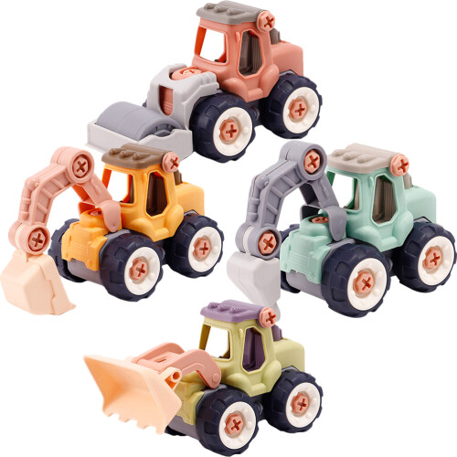 4Pcs De Construção Caminhão Educativo Para Crianças 2