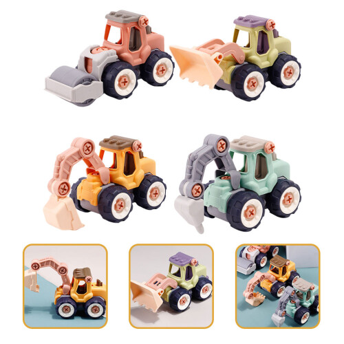 4Pcs De Construção Caminhão Educativo Para Crianças 1
