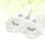 Horn Plush Sömnögonmask För Resa Vila (Vit) 5