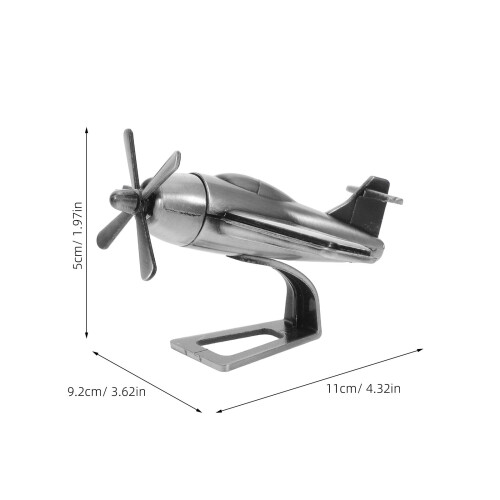 De Avião Retro Metal Com Para Decoração 1