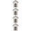 4Pcs Miniatyrhusmodell I , 8