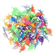 100 Unidades Mini Dinossauros De Plástico Para Crianças