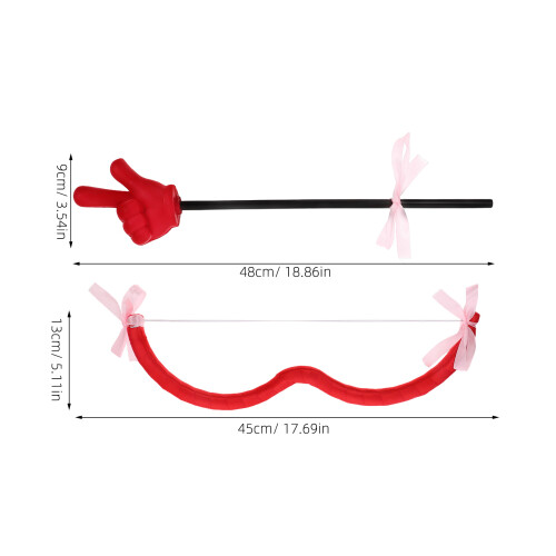 1 Set Valentin Cupid Accessory Kit För Och Cosplay 1
