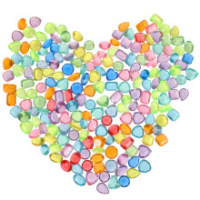 2 Set 500 G Falska Juveler Flytande Vas Bröllopsdekoration