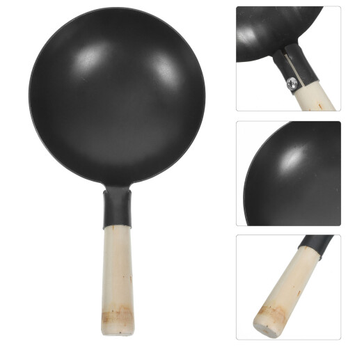 Brinquedo De Cozinha Infantil Mini Panela Ferro Wok 2