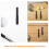 3Pcs Extensão Para De Golfe, Putter, Vareta Plástico 9