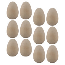 60St Khaki Träfågägg För DIY Barnmålning Och