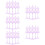 25St Dockklädesställ Violet Plast Mini Mannekäng Robust Och Barnsäker 11