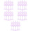 25St Dockklädesställ Violet Plast Mini Mannekäng Robust Och Barnsäker 7