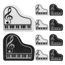10 Unidades Mini Borrachas De Piano Para Lápis Papelaria Portáteis
