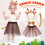 1 Set Giraffkostym Tutu Kjol, Huvband, Slip 7