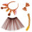 1 Set Giraffkostym Tutu Kjol, Huvband, Slip 11